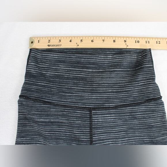 Lululemon Full Length Womens 4 Black‎ Gray Leggings - Picture 7 of 9